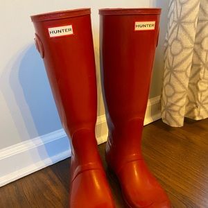 Hunter Original Tall gloss rain boots
